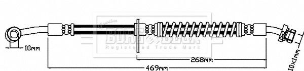 BORG & BECK Jarruletku BBH8151